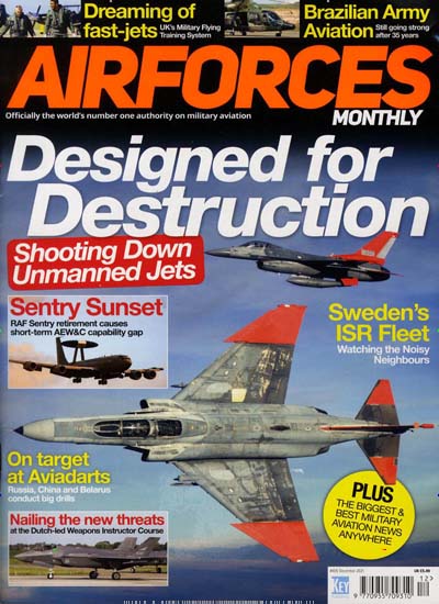 Titelbild der Ausgabe 12/2021 von Air Forces monthly. Diese Zeitschrift und viele weitere Computerzeitschriften, Tabletmagazine und Smartphonemagazine als Abo oder epaper bei United Kiosk online kaufen.