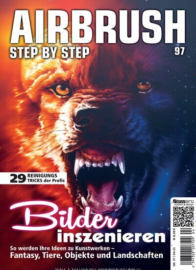 Titelbild der Ausgabe 4/2025 von Airbrush Step by Step. Diese Zeitschrift und viele weitere Reisemagazine, Freizeitmagazine und Wissensmagazine als Abo oder epaper bei United Kiosk online kaufen.