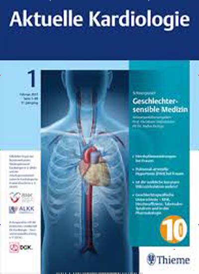 Titelbild der Ausgabe 4/2024 von Aktuelle Kardiologie. Diese Zeitschrift und viele weitere Pflegezeitschriften und medizinische Fachzeitschriften als Abo oder epaper bei United Kiosk online kaufen.
