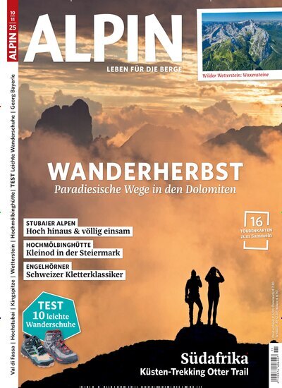 Titelbild der Ausgabe 10/2025 von ALPIN. Diese Zeitschrift und viele weitere Sportmagazine als Abo oder epaper bei United Kiosk online kaufen.