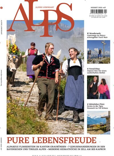 Titelbild der Ausgabe 4/2025 von Alps. Diese Zeitschrift und viele weitere Lifestylemagazine und Peoplemagazine als Abo oder epaper bei United Kiosk online kaufen.