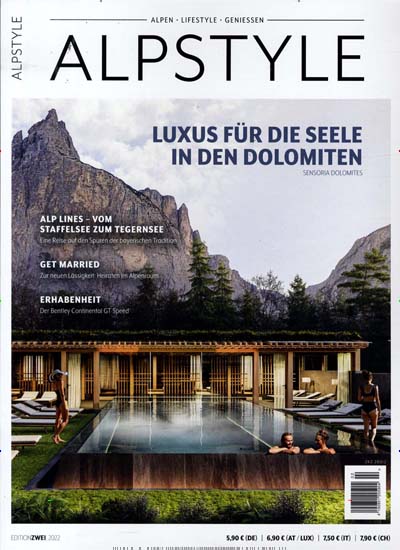 Titelbild der Ausgabe 2/2022 von Alpstyle. Diese Zeitschrift und viele weitere Reisemagazine, Freizeitmagazine und Wissensmagazine als Abo oder epaper bei United Kiosk online kaufen.