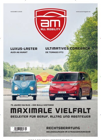 Titelbild der Ausgabe 3/2025 von am - das österreichische automagazin. Diese Zeitschrift und viele weitere Reisemagazine, Freizeitmagazine und Wissensmagazine als Abo oder epaper bei United Kiosk online kaufen.