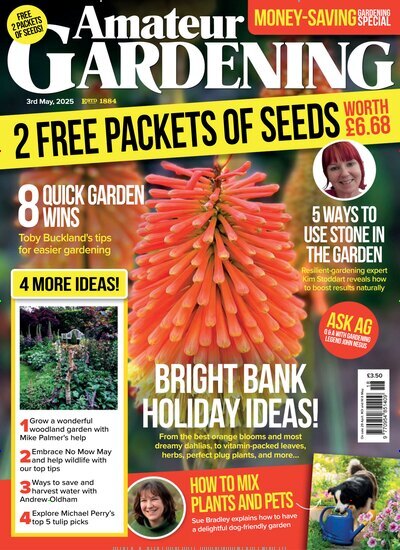 Titelbild der Ausgabe 9/2025 von Amateur Gardening. Diese Zeitschrift und viele weitere Gartenzeitschriften und Wohnzeitschriften als Abo oder epaper bei United Kiosk online kaufen.