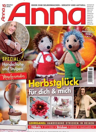 Titelbild der Ausgabe 10/2026 von Anna. Diese Zeitschrift und viele weitere Modemagazine und DIY-Magazine als Abo oder epaper bei United Kiosk online kaufen.