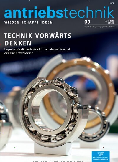 Titelbild der Ausgabe 3/2026 von antriebstechnik. Diese Zeitschrift und viele weitere Industriemagazine und Handwerkmagazine als Abo oder epaper bei United Kiosk online kaufen.