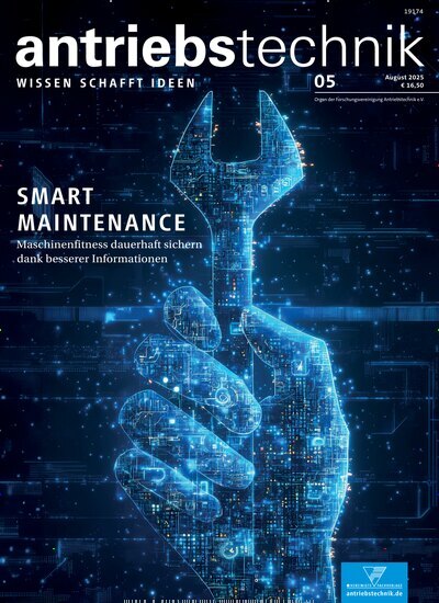 Titelbild der Ausgabe 5/2025 von antriebstechnik. Diese Zeitschrift und viele weitere Industriemagazine und Handwerkmagazine als Abo oder epaper bei United Kiosk online kaufen.