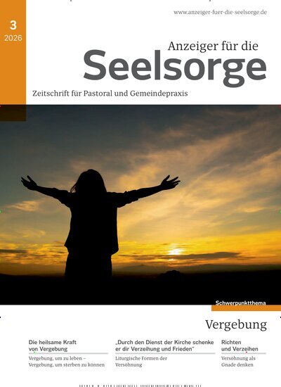 Titelbild der Ausgabe 3/2026 von Anzeiger für die Seelsorge. Diese Zeitschrift und viele weitere Kunstmagazine und Kulturmagazine als Abo oder epaper bei United Kiosk online kaufen.