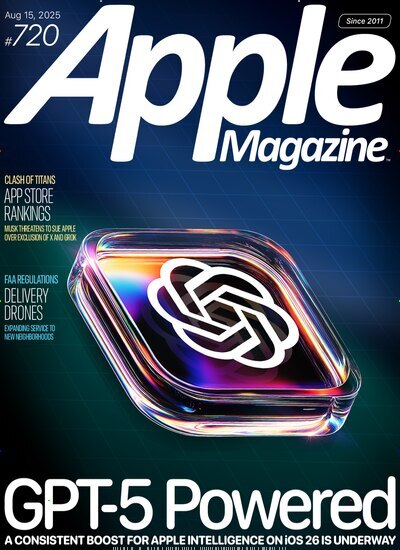 Titelbild der Ausgabe 720/2025 von Apple Magazine. Diese Zeitschrift und viele weitere Computerzeitschriften, Tabletmagazine und Smartphonemagazine als Abo oder epaper bei United Kiosk online kaufen.