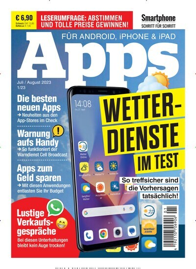 Titelbild der Ausgabe 3/2023 von Apps Magazin. Diese Zeitschrift und viele weitere Audiomagazine, Filmmagazine und Fotozeitschriften als Abo oder epaper bei United Kiosk online kaufen.