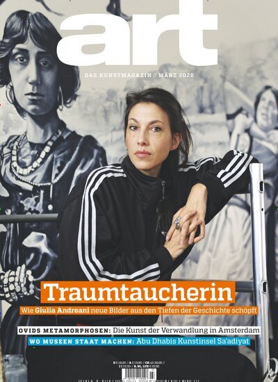 Titelbild der Ausgabe 3/2026 von Art das Kunstmagazin. Diese Zeitschrift und viele weitere Reisemagazine, Freizeitmagazine und Wissensmagazine als Abo oder epaper bei United Kiosk online kaufen.