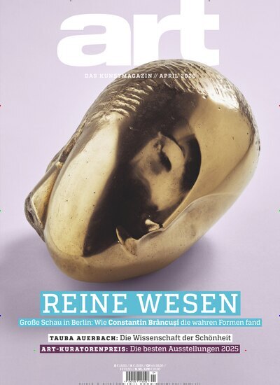 Titelbild der Ausgabe 4/2026 von Art das Kunstmagazin. Diese Zeitschrift und viele weitere Reisemagazine, Freizeitmagazine und Wissensmagazine als Abo oder epaper bei United Kiosk online kaufen.