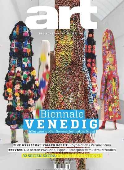 Titelbild der Ausgabe 5/2026 von Art das Kunstmagazin. Diese Zeitschrift und viele weitere Reisemagazine, Freizeitmagazine und Wissensmagazine als Abo oder epaper bei United Kiosk online kaufen.