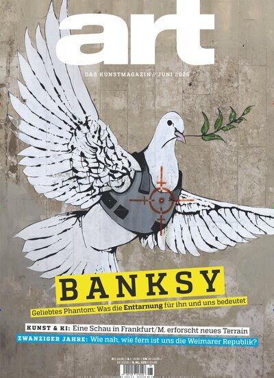 Titelbild der Ausgabe 6/2026 von Art das Kunstmagazin. Diese Zeitschrift und viele weitere Reisemagazine, Freizeitmagazine und Wissensmagazine als Abo oder epaper bei United Kiosk online kaufen.