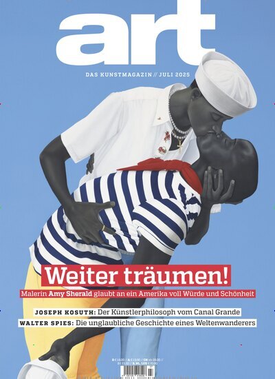 Titelbild der Ausgabe 7/2025 von Art das Kunstmagazin. Diese Zeitschrift und viele weitere Reisemagazine, Freizeitmagazine und Wissensmagazine als Abo oder epaper bei United Kiosk online kaufen.