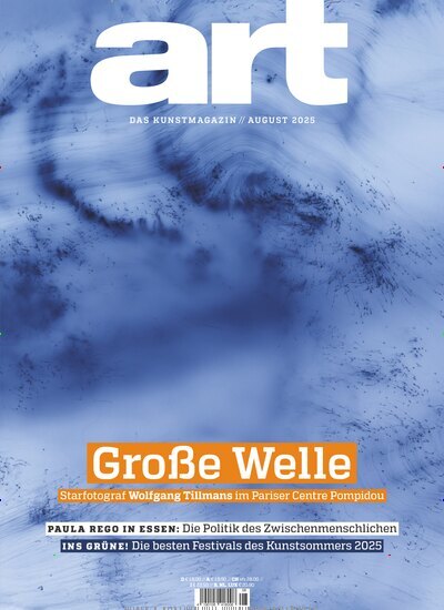Titelbild der Ausgabe 8/2025 von Art das Kunstmagazin. Diese Zeitschrift und viele weitere Reisemagazine, Freizeitmagazine und Wissensmagazine als Abo oder epaper bei United Kiosk online kaufen.