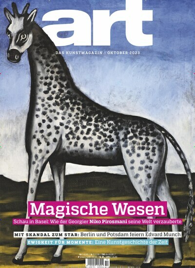 Titelbild der Ausgabe 10/2023 von Art das Kunstmagazin. Diese Zeitschrift und viele weitere Reisemagazine, Freizeitmagazine und Wissensmagazine als Abo oder epaper bei United Kiosk online kaufen.