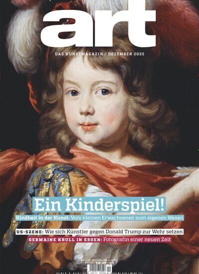 Titelbild der Ausgabe 12/2025 von Art das Kunstmagazin. Diese Zeitschrift und viele weitere Reisemagazine, Freizeitmagazine und Wissensmagazine als Abo oder epaper bei United Kiosk online kaufen.