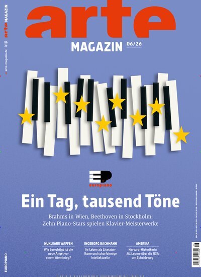 Titelbild der Ausgabe 6/2026 von arte Magazin. Diese Zeitschrift und viele weitere Programmzeitschriften als Abo oder epaper bei United Kiosk online kaufen.