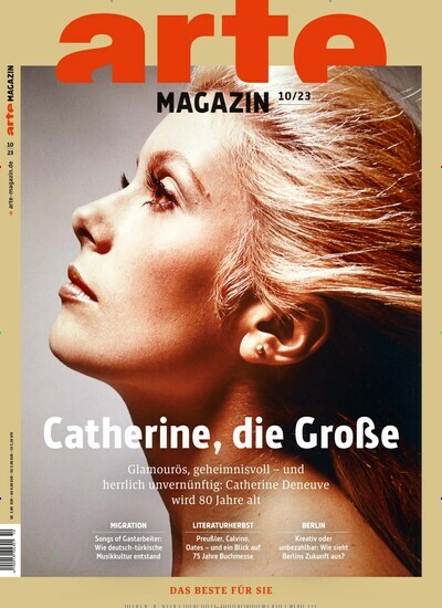 Titelbild der Ausgabe 10/2023 von arte Magazin. Diese Zeitschrift und viele weitere Programmzeitschriften als Abo oder epaper bei United Kiosk online kaufen.