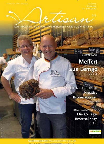 Titelbild der Ausgabe 2/2025 von Artisan. Diese Zeitschrift und viele weitere Gastronomiezeitschriften, Fashionmagazine, Beautymagazine als Abo oder epaper bei United Kiosk online kaufen.