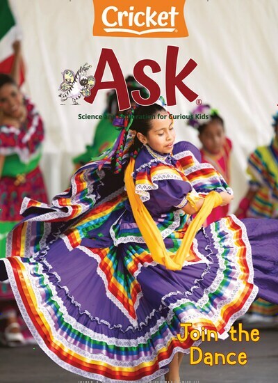 Titelbild der Ausgabe 4/2024 von Ask Science and Arts Magazine for Kids and Children. Diese Zeitschrift und viele weitere Jugendzeitschriften und Kinderzeitschriften als Abo oder epaper bei United Kiosk online kaufen.
