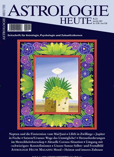 Titelbild der Ausgabe 211/2021 von Astrologie Heute. Diese Zeitschrift und viele weitere Frauenzeitschriften als Abo oder epaper bei United Kiosk online kaufen.