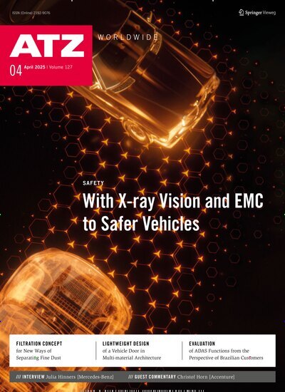 Titelbild der Ausgabe 4/2025 von ATZ worldwide. Diese Zeitschrift und viele weitere Industriemagazine und Handwerkmagazine als Abo oder epaper bei United Kiosk online kaufen.