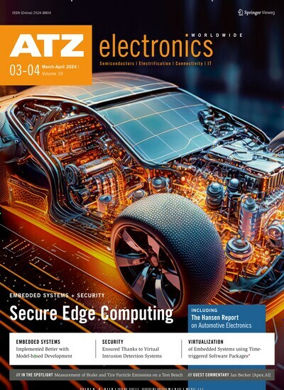 Titelbild der Ausgabe 4/2024 von ATZelectronics worldwide. Diese Zeitschrift und viele weitere Industriemagazine und Handwerkmagazine als Abo oder epaper bei United Kiosk online kaufen.