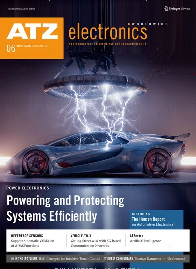 Titelbild der Ausgabe 6/2025 von ATZelectronics worldwide. Diese Zeitschrift und viele weitere Industriemagazine und Handwerkmagazine als Abo oder epaper bei United Kiosk online kaufen.
