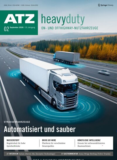 Titelbild der Ausgabe 2/2026 von ATZheavyduty. Diese Zeitschrift und viele weitere Industriemagazine und Handwerkmagazine als Abo oder epaper bei United Kiosk online kaufen.
