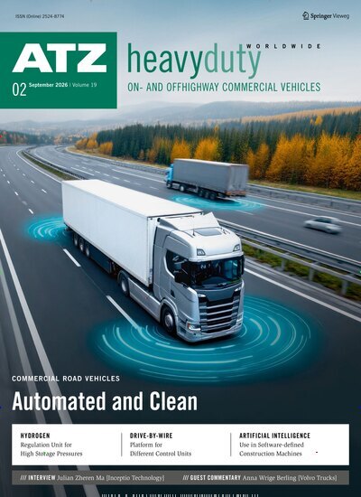 Titelbild der Ausgabe 2/2026 von ATZheavyduty worldwide. Diese Zeitschrift und viele weitere Industriemagazine und Handwerkmagazine als Abo oder epaper bei United Kiosk online kaufen.