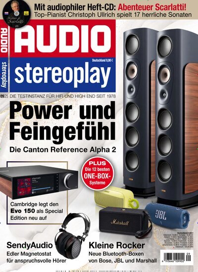 Titelbild der Ausgabe 9/2025 von Audio. Diese Zeitschrift und viele weitere Audiomagazine, Filmmagazine und Fotozeitschriften als Abo oder epaper bei United Kiosk online kaufen.