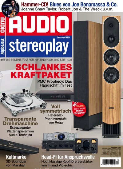 Titelbild der Ausgabe 10/2025 von Audio. Diese Zeitschrift und viele weitere Audiomagazine, Filmmagazine und Fotozeitschriften als Abo oder epaper bei United Kiosk online kaufen.