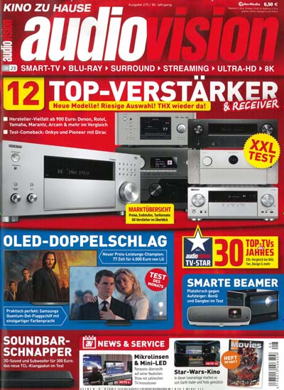 Titelbild der Ausgabe 8/2023 von audiovision. Diese Zeitschrift und viele weitere Audiomagazine, Filmmagazine und Fotozeitschriften als Abo oder epaper bei United Kiosk online kaufen.