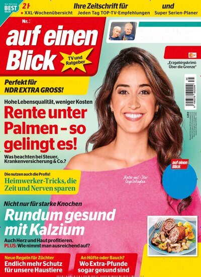 Titelbild der Ausgabe 35/2025 von auf einen Blick. Diese Zeitschrift und viele weitere Programmzeitschriften als Abo oder epaper bei United Kiosk online kaufen.