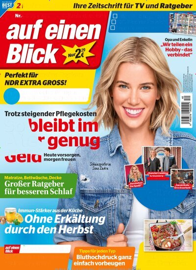 Titelbild der Ausgabe 40/2026 von auf einen Blick. Diese Zeitschrift und viele weitere Programmzeitschriften als Abo oder epaper bei United Kiosk online kaufen.