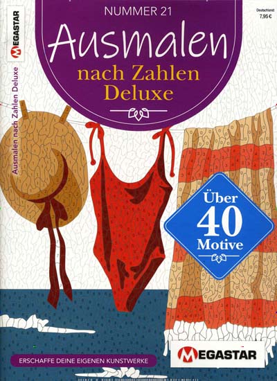 Titelbild der Ausgabe 21/2022 von Ausmalen nach Zahlen Deluxe. Diese Zeitschrift und viele weitere Groschenromane und Rätselhefte als Abo oder epaper bei United Kiosk online kaufen.