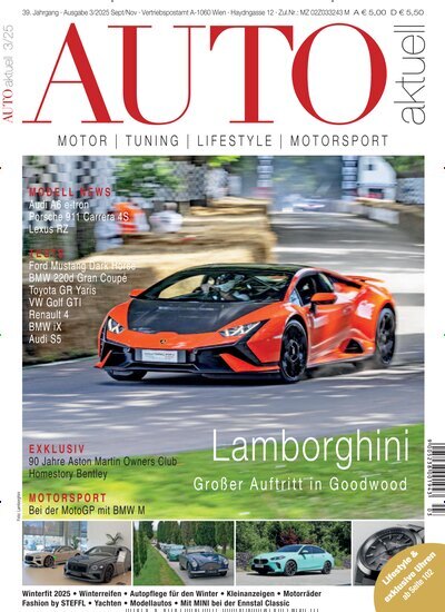 Titelbild der Ausgabe 3/2025 von Auto aktuell. Diese Zeitschrift und viele weitere Automagazine und Motorradzeitschriften als Abo oder epaper bei United Kiosk online kaufen.