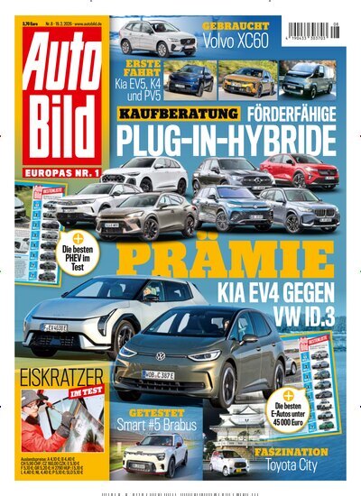 Titelbild der Ausgabe 8/2026 von Auto Bild. Diese Zeitschrift und viele weitere Automagazine und Motorradzeitschriften als Abo oder epaper bei United Kiosk online kaufen.