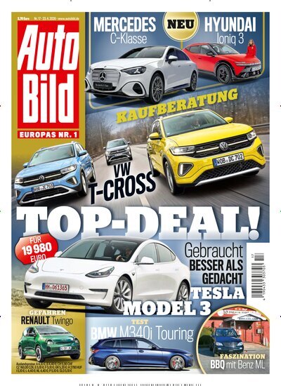 Titelbild der Ausgabe 17/2026 von Auto Bild. Diese Zeitschrift und viele weitere Automagazine und Motorradzeitschriften als Abo oder epaper bei United Kiosk online kaufen.