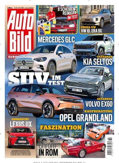Titelbild der Ausgabe 22/2026 von Auto Bild. Diese Zeitschrift und viele weitere Automagazine und Motorradzeitschriften als Abo oder epaper bei United Kiosk online kaufen.