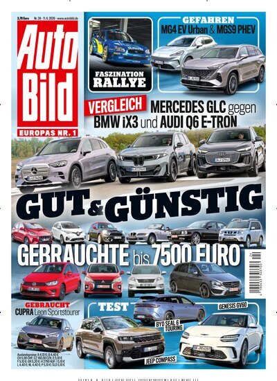 Titelbild der Ausgabe 24/2026 von Auto Bild. Diese Zeitschrift und viele weitere Automagazine und Motorradzeitschriften als Abo oder epaper bei United Kiosk online kaufen.