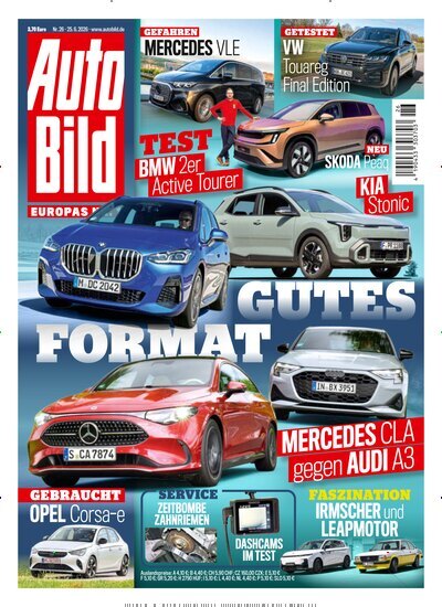 Titelbild der Ausgabe 26/2026 von Auto Bild. Diese Zeitschrift und viele weitere Automagazine und Motorradzeitschriften als Abo oder epaper bei United Kiosk online kaufen.