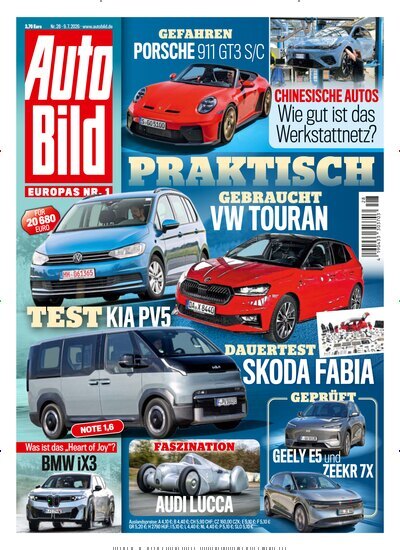 Titelbild der Ausgabe 28/2026 von Auto Bild. Diese Zeitschrift und viele weitere Automagazine und Motorradzeitschriften als Abo oder epaper bei United Kiosk online kaufen.