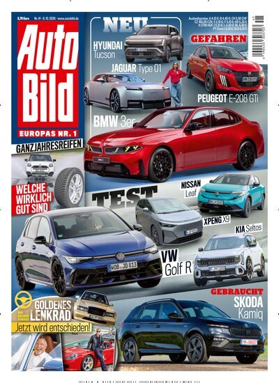 Titelbild der Ausgabe 41/2026 von Auto Bild. Diese Zeitschrift und viele weitere Automagazine und Motorradzeitschriften als Abo oder epaper bei United Kiosk online kaufen.