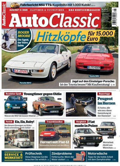 Titelbild der Ausgabe 5/2025 von Auto Classic. Diese Zeitschrift und viele weitere Automagazine und Motorradzeitschriften als Abo oder epaper bei United Kiosk online kaufen.