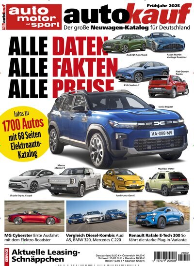 Titelbild der Ausgabe 2/2025 von auto motor sport autokauf. Diese Zeitschrift und viele weitere Automagazine und Motorradzeitschriften als Abo oder epaper bei United Kiosk online kaufen.