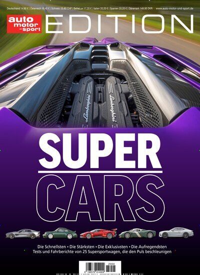 Titelbild der Ausgabe 4/2025 von auto motor und sport Edition. Diese Zeitschrift und viele weitere Automagazine und Motorradzeitschriften als Abo oder epaper bei United Kiosk online kaufen.