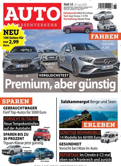 Titelbild der Ausgabe 15/2026 von Auto Straßenverkehr. Diese Zeitschrift und viele weitere Automagazine und Motorradzeitschriften als Abo oder epaper bei United Kiosk online kaufen.